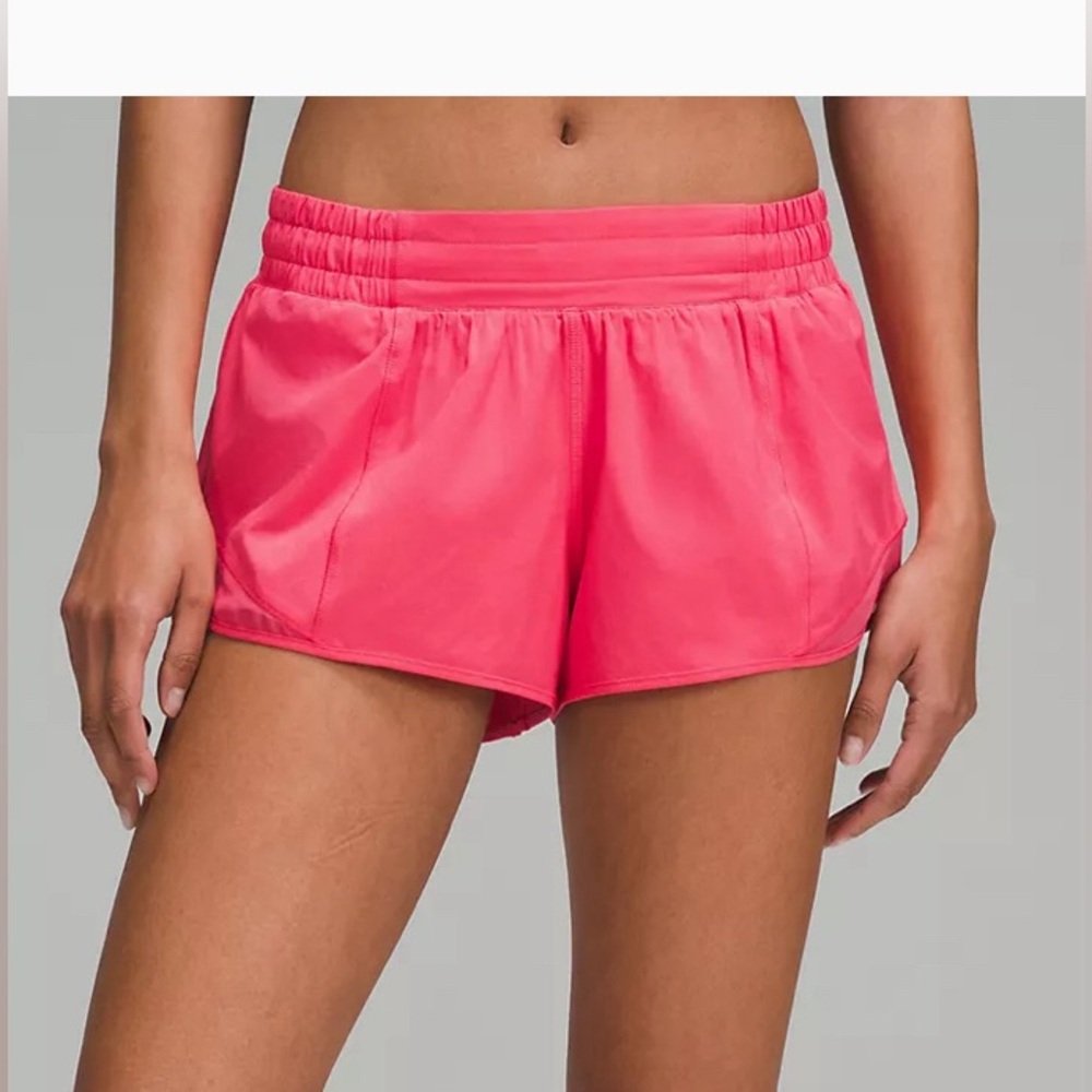 Lululemon Athletica Bright Pink Athletic Shorts